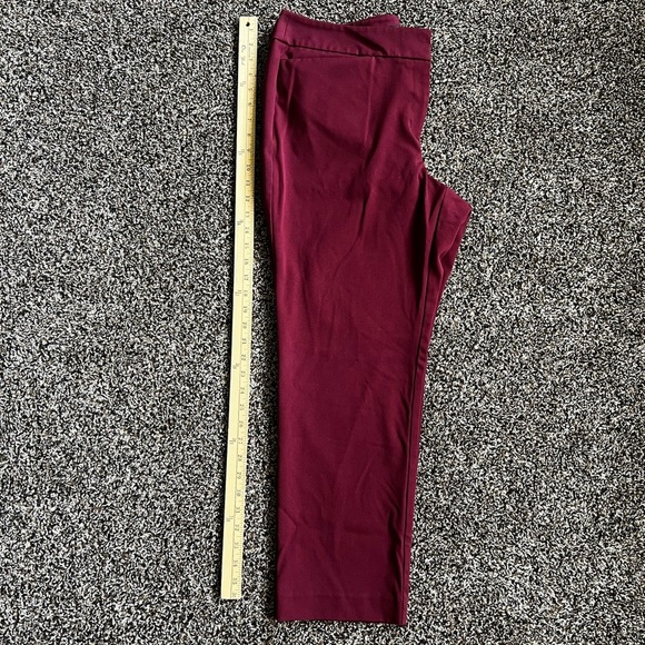 Ann Taylor Red Straight Leg Pants - Picture 7 of 7
